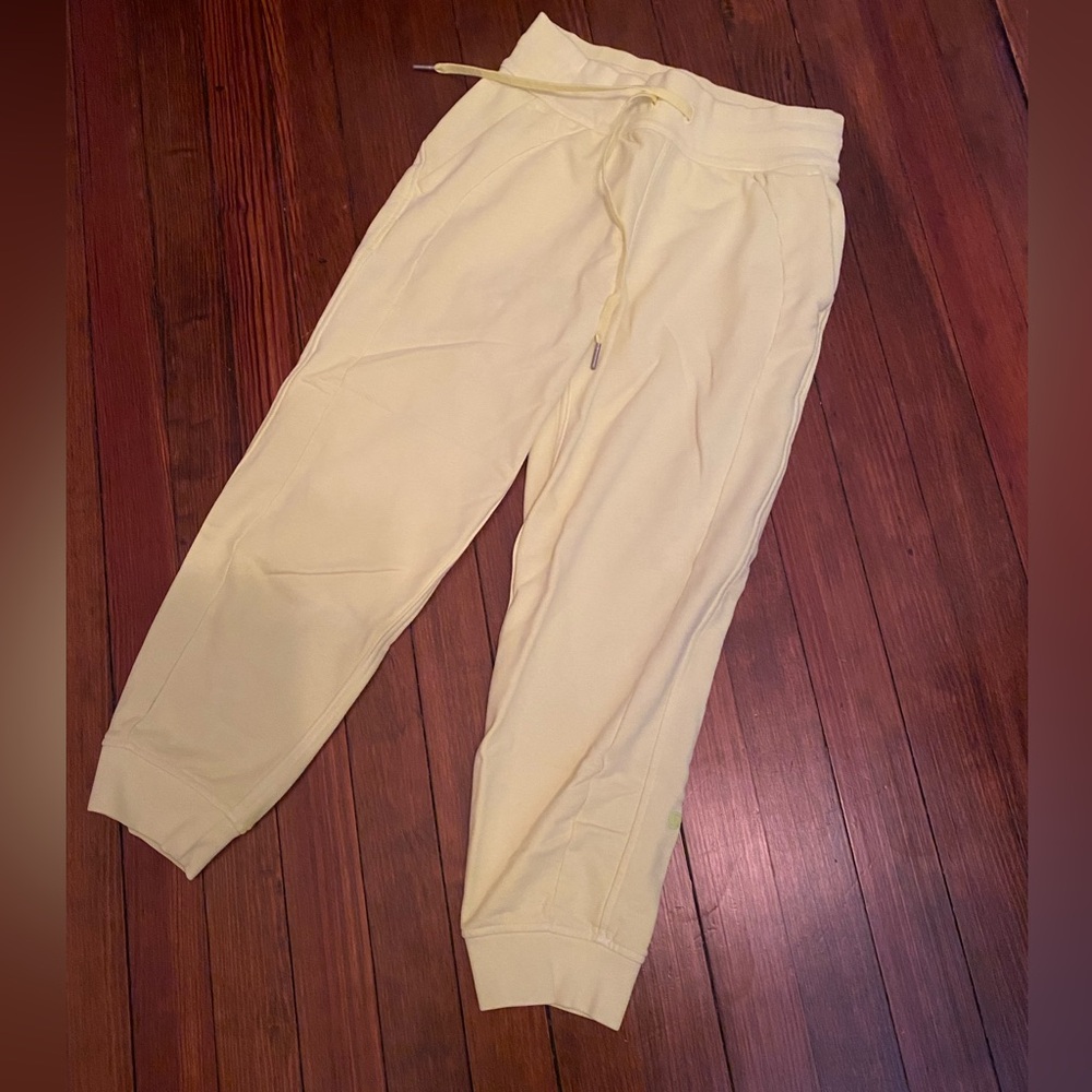 Lululemon Yellow Jogger Sweatpants